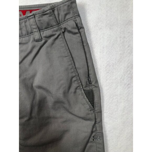 Under Armour Performance Chino Pants 1241061 Gray Straight Leg Golf Men's 32x32 - Picture 5 of 8